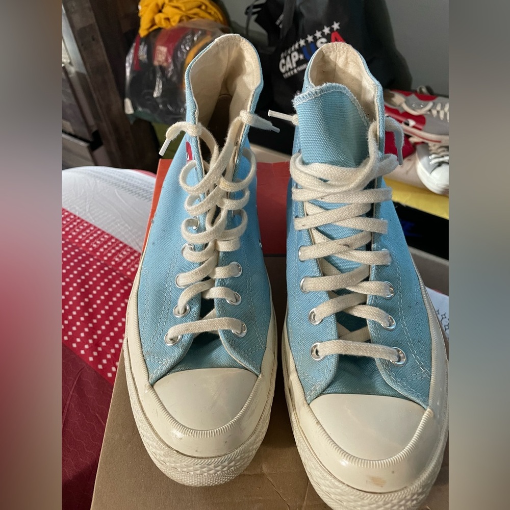 Blue converse